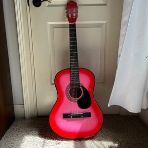 Ombré Pink Guitar
